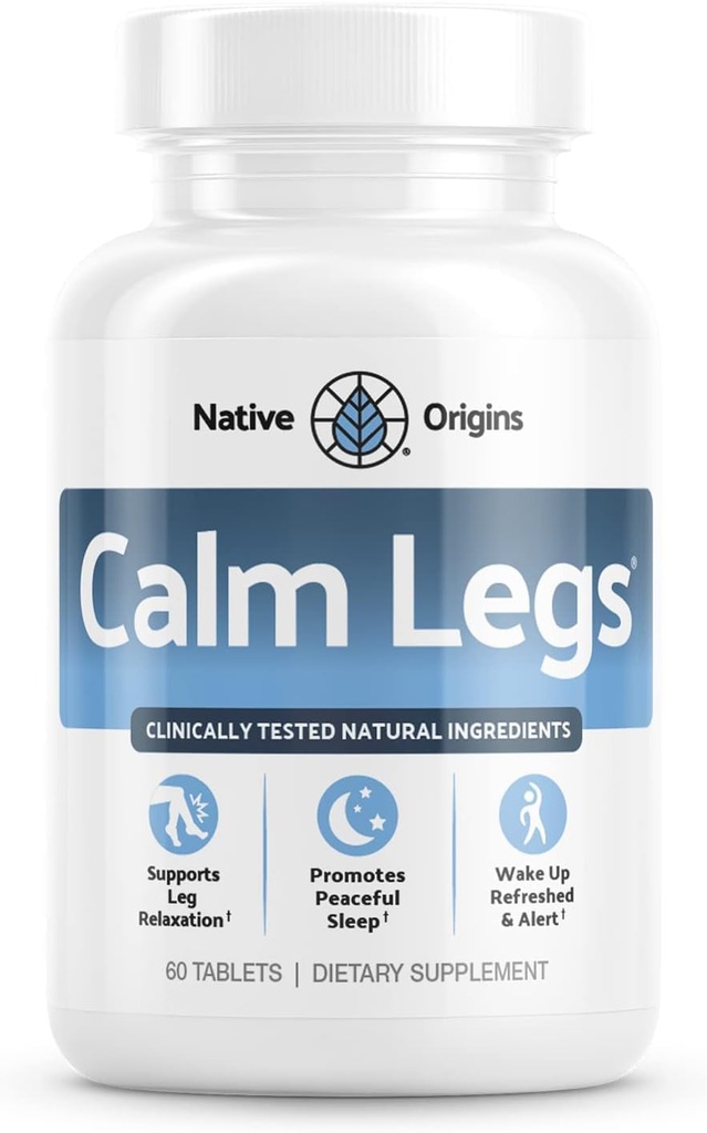 Natürlich für natürliches Itching, Crawling, Tingling und Agitated Leg mit Eisen, Magnesium und Valerian Root (60 Tabletten)...