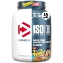 Dymatize x Fruity Pebbles ISO100 Whey Protein Powder Isolate, 25g Protein, 5.5g BCAAs, 120 Cal., Glutenfrei, 1g Fett, 1g Zucker, 2g Carb (45 Servierungen)