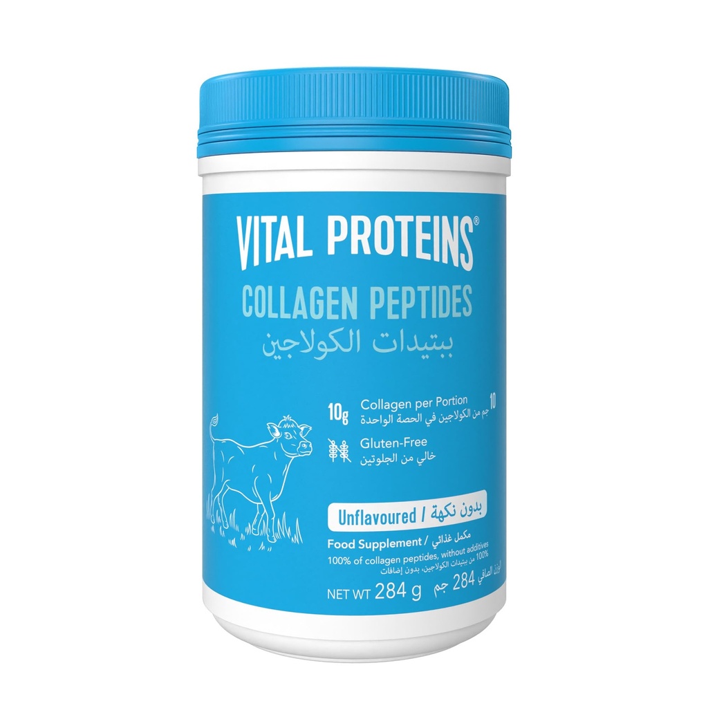 Vital Proteins Collagen Peptides Unflavored Food Supplement Powder, 284g