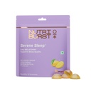 Nutriburst Serene Sleep 5MG Melatonin Gummies for Quality Deep Sleep, Fresh Wake Up | No Stress & Anxiety | Natural Non-Addictive, Non Habit Forming Sleep-Aid | Mango Flavor | 10 Gummies