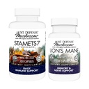Host Defense Bundle with Stamets 7, 120 Count & Lion's Mane Capsules, 30 Count - Soutien Immune Santé & Fonction - Soutien Cerveau Santé, Mémoire & Focus*