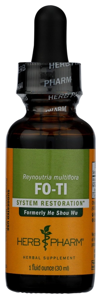 Herb Pharm He (Ho) Shou Wu Extrait liquide pour le soutien du système musculo-squelettique - 1 Ounce
