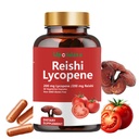 Capsules de lycopène - Supplément de lycopène 200mg avec Reishi Mushroom 200mg, Capsules naturelles d'extrait de tomate pour le support immunitaire - sans gluten, sans OGM