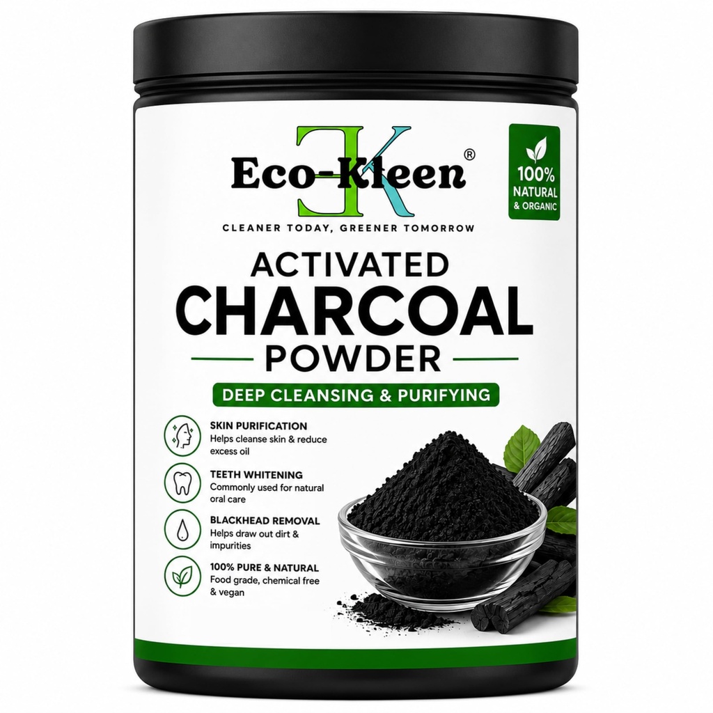 Activated Charcoal Powder 250g | Natural Fine Activated Charcoal for Face Mask, Teeth Whitening, Skin Cleansing & Blackhead Removal | Vegan & Chemical Free
