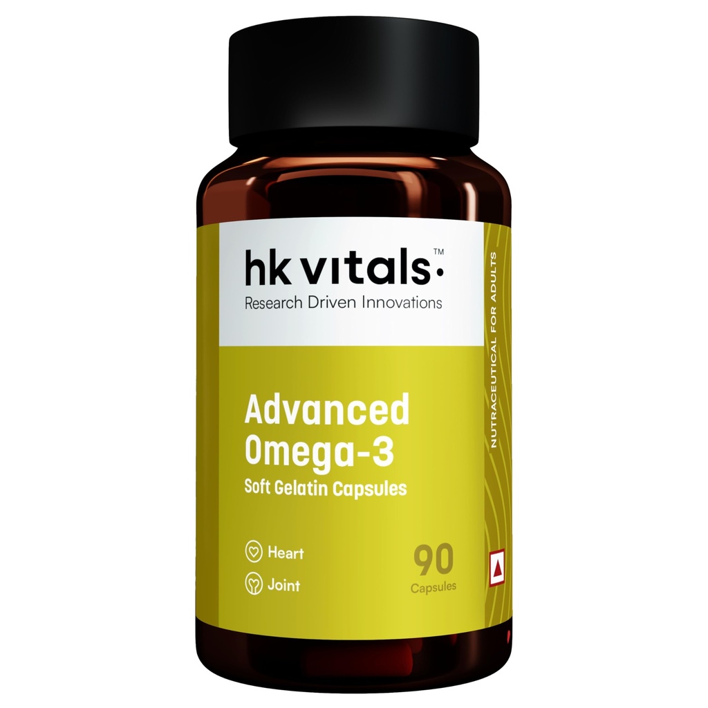 hk vitals Advanced Omega 3, 90 Capsules
