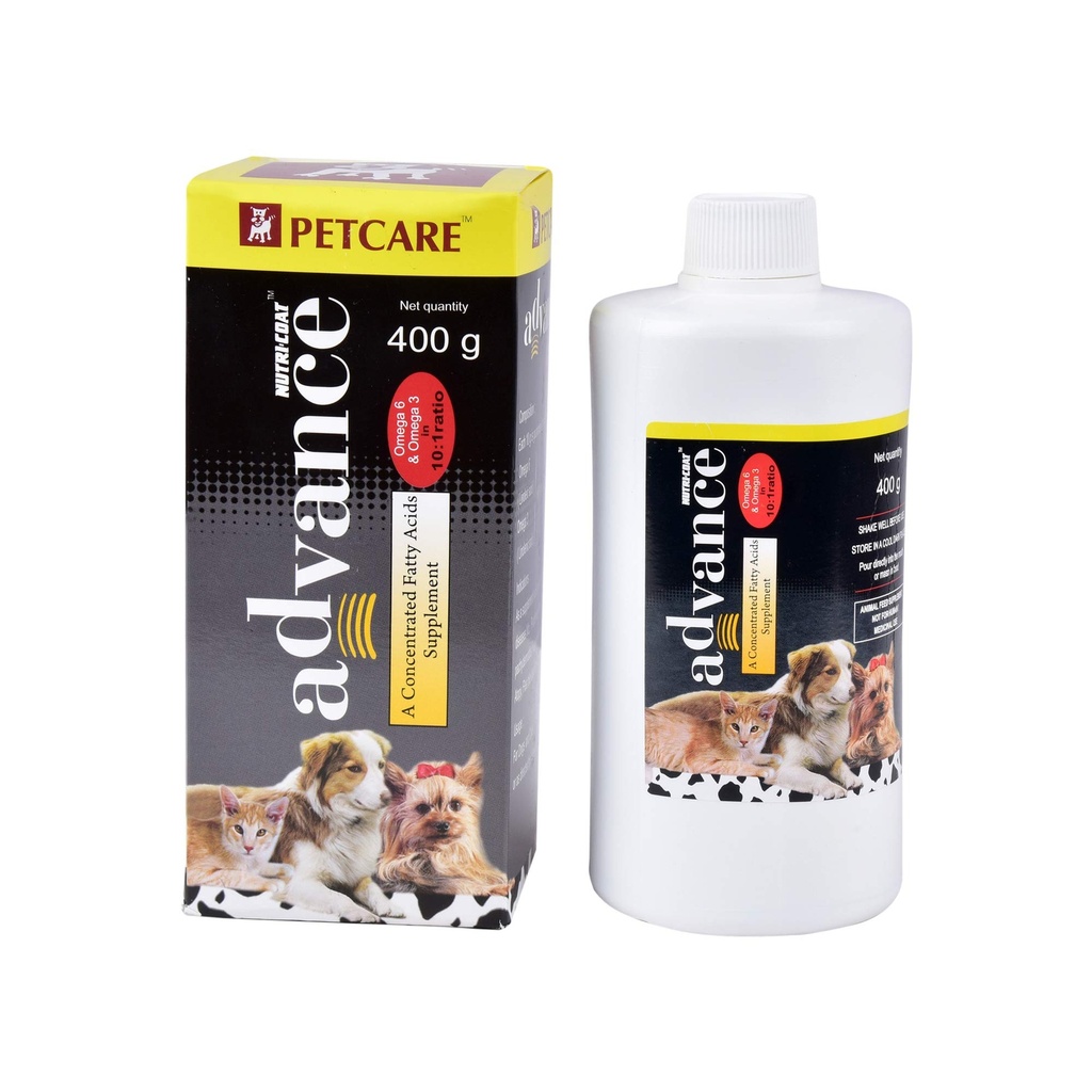 PETCARE Nutricoat Advance Concentrated Fatty Acids Supplement 400 Gram