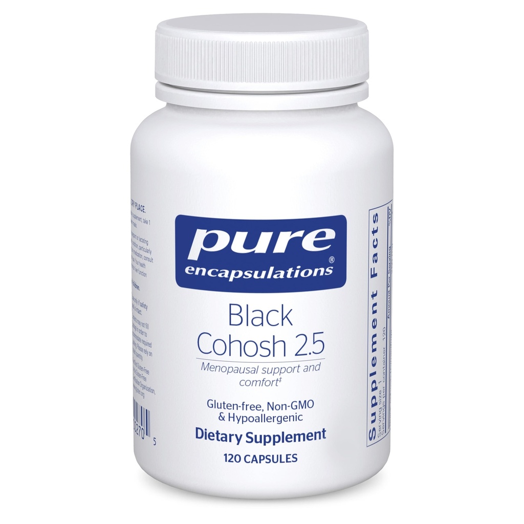 Encapsulations pures Cohosh noir 2.5.