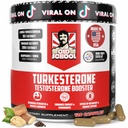 Old School Labs Testosteron Ergänzung für Männer – Max Potency Tongkat Ali mit BioPerine® für Max Absorption, unterstützt Muskel, Stärke, Erholung, Drive & Stamina – Turkesterone, 120 Kapseln