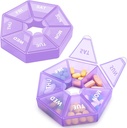 Wöchentliche Pille Organizer Große 7 Tage Pille Box Organizer Tägliche Medizin Fall für Vitamin Fisch Öl Pillen ergänzt Arthritis Freundlich