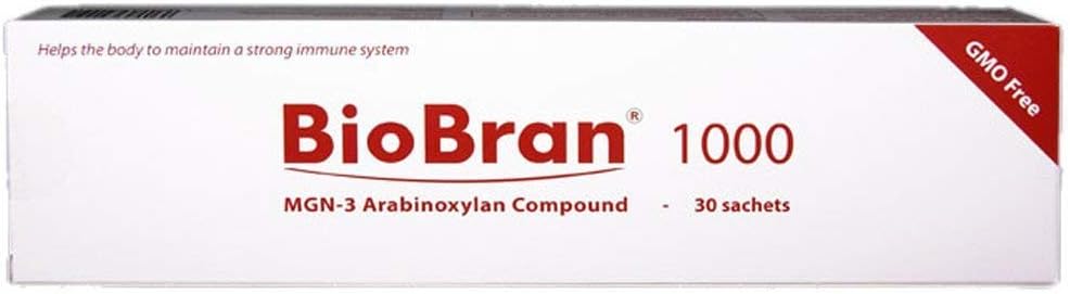 BioBran MGN-3 - Extrem wirksamer Immunsystem Booster, von Breaking Down Rice Bran mit Enzymen aus dem Shitake Pilz (1000 mg, 30 Sachets) Made in Japan, kostenloser DHL Express Shipping Worldwide