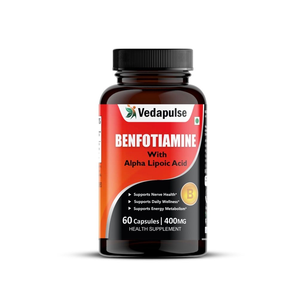 Benfotiamine with Alpha Lipoic Acid Capsules, 60 Capsules