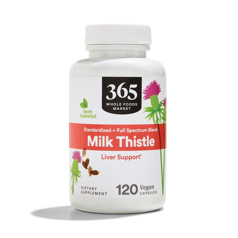 365 par marché des aliments entiers, chardon de lait, 120 comtes