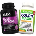 Liver & Colon Cleanse Detox Support Supplement - Natürliche Bowel Cleanser Pillen für Darm Bloating & Daily Constipation Relief - Milch Thistle Dandelion Caps & Aid Gallbladder Ergänzungen