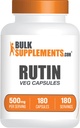 BulkSupplements.com Rutin 500mg Kapseln - von Saphora Japonica, Rutin Ergänzung, Rutin Pillen - Antioxidantien Supplement - Vegan & Glutenfrei, 1 Kapsel pro Servierung, 180 Veg Kapseln