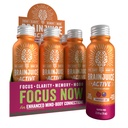 BrainJuice Active Focus & Energy Drink Shots, unterstützt Endurance, Recovery & Clarity, Non-GMO, Glutenfrei, Nootropics, Alpha GPC, B Vitamine & Organic Green Tea, Granate Acai, 2,5 fl oz, 12 Pack