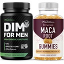 SMNutrition Maca Root Gummies & 300mg DIM Supplément pour les hommes pour la testostérone et le support de performance.