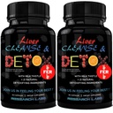 Research Labs 2 Pack Doctor Empfohlen Premium Liver Detox Cleanse & Support w/Milk Thistle, Beet Root, Dandelion. 23 Leistungsstarke Kräuter für kraftvolle Entgiftung