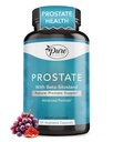 Pure By Nature Prostate Supplement for Men, Beta Sitostérol Prostate Health Supplement with Zinc for Urinary Tract Support, Ease Frequent Urination & Améliored Sleep, sans gluten, non-OGM 90 Capsules