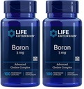 Durée de vie Boron 3 Mg 100 Capsules végétariennes (paquet de 2)