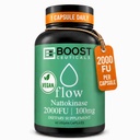 BoostCeuticals Nattokinase 2000 FU 100mg | 60 Vegan Kapseln | Keine Stearate, Non GMO Gluten Free Natural Blood Thinner & Blood Flow Supplement
