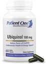 Patient One Ubiquinol 100 mg | Supplement zur Unterstützung von Herz und Gefäßgesundheit* Aktive Antioxidante Form von CoQ10 | 60 Kapseln