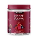 Snap Supplements Heart Beets Organic Beet Root Soft Chews, Cardiovascular Support Supplement für Herren & Frauen, CoQ10 & Red Spinat, Herzgesundheit & Zirkulation Unterstützung, Zuckerfrei, Mischbeere, 60 Chews