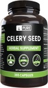 Pure Original Zutaten Celery Seed (365 Kapseln) Kein Magnesium oder Reisfüller, Immer rein, Lab Verifiziert