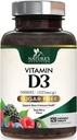Vitamin D3 5000 IU (125 mcg) Vitamin D Nahrungsergänzungsmittel für Immununterstützung Gesundheit - Knochen, Zähne und Muskelergänzungsmittel - Zuckerfrei, Non-GMO, Glutenfrei - 120 Zähler Tabletten