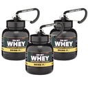OnMyWhey - Protein Powder und Supplement Funnel Keychain, Portable to-Go Container für das Gym, Workouts, Fitness und Reisen - TSA genehmigt, Classic 3-Pack