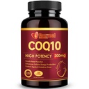 CoQ10 200mg Softgels mit PQQ & Omega 3, maximale Absorption Coenzym Q10, Leistungsstarkes Antioxidans für Herz & Energie Gesundheit, 120 Zähler, 4 Monate Versorgung, Non-GMO