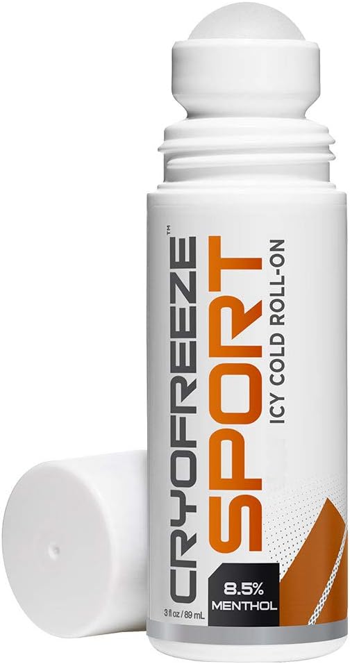 OMAX CryoFreeze Menthol Roll On, Arthritis, Rücken, Muskel & Gelenk Made in USA (3 fl oz)