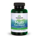 Swanson Multi and Mineral Daily Men's Multivitamin Multimineral Health Supplement 250 Kapseln (Kaps)