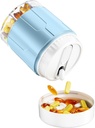 Odaro Extra große Pille Organizer, Reise Pille Box Organizer, Tägliche Medizin Organizer und Lagerung 7 Kompartiment, Medizin, Vitamin und Beilage zu halten - Blau