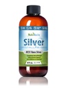 NutriNoche Colloidal Silver Liquid - Premium Silber für Immununterstützung - Organic Plata Coloidal para Tomar - 99,99% Ultra Pure Nano Partikel für optimale Absorption - 30 ppm 8 oz