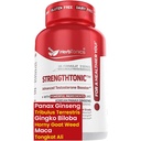 Herbtonics Testosteron Support Supplement für Männer - Korean Panax Ginseng & Tribulus Terrestris - Unterstützt gesunde Energie, Stärke & Stamina - 60 Vegan Kapseln