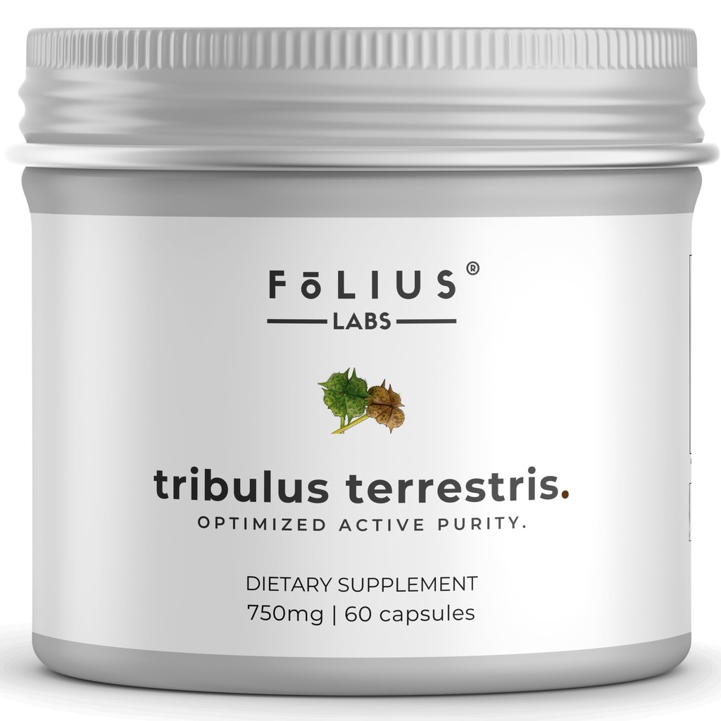 FOLIUS LABS Tribulus Terrestris for Men & Women 750mg | 40% Saponins