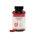 NatureWise CoQ10 200mg Softgels, Ubiquinone haute puissance - Supplément Coenzyme Q10 - Antioxydant pour la santé cardiaque + énergie - Vegan, non-OGM, sans gluten - 90 Compte[3-Mois]