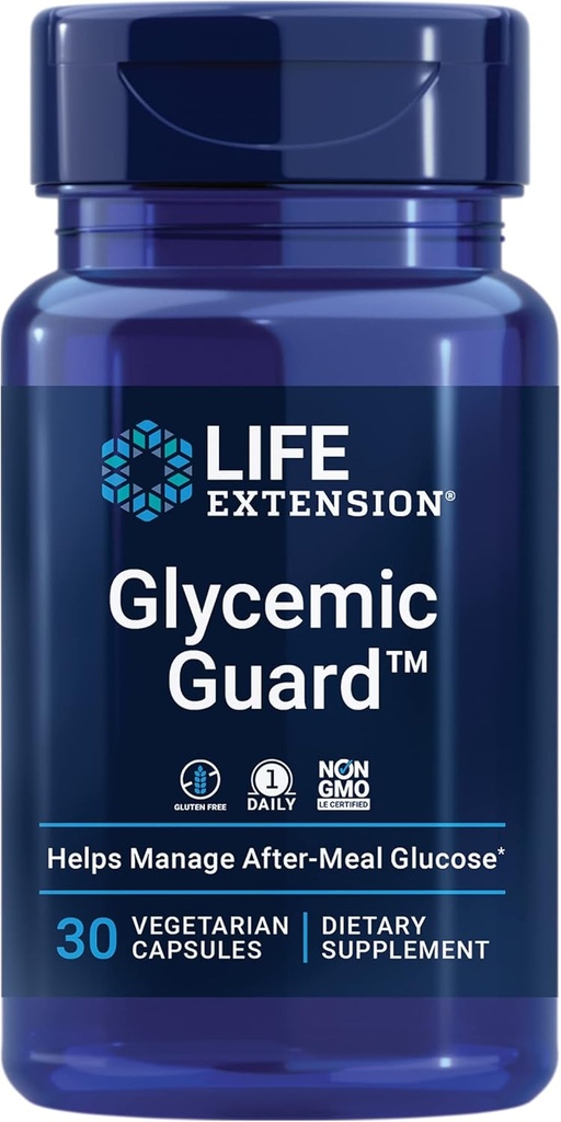 Life Extension Glycemic Guard™, Clove Extract, Maqui Berry (Aristotelia chilensis), Helps Maintain Already Healthy glycemic Balance, Vegetarian, Gluten-Free, 1-Daily, Non-GMO, 30 Capsules