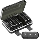 Wöchentliche Pille Organizer 3 Mal pro Tag, 7 Tage Tragbare Pille Box für Pillen, Vitamine, Fischöl, Medikamente, Ergänzungen (3x7 Schwarz)