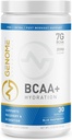 BCAA Pulver + HYDRATION Elektrolyt Formel | 7G BCAA, 2.5G Elektrolyte pro Servieren | Muskel Erholung & Unterstützung | Non-GMO, Glutenfrei, Keto freundlich, Zero Sugar | Natürliche Geschmack | 30 Servierungen