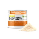 Maxx Herb Calcium AKG, Reines Calcium Alpha - Ketoglutarate Pulver (Ca-AKG), für Energie, Vitalität, Mental Focus, Clarity & DNA Structure, Non-GMO & Gluten Free - 100 Gram Jar (67 Portionen)