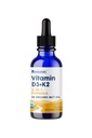 NativePath D3K2 Tincture – 2000IU Vitamin D3 und Vitamin K2 Supplement mit Bio-MCT-Öl – 1 Fluid-Unze – Schnelle Bioverfügbarkeit Multi-Vitamin für Knochenstärke und Gesamtkörper-Welle, 30 Servierungen