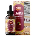 L-Lysine Ergänzung flüssige Tropfen | L-Lysine 1000mg Tinktur mit Vitamin A, C und B12 für Erwachsene & Kinder | Immununterstützung, Haut & Lips Gesundheit, Kollagensynthese | Non-GMO, Vegan, 2 Fl Oz (60 ML)