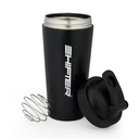 Shifter Stainless Steel Shaker Bottle (500ml) for Protein Shake 100% Leakproof | Free RW Plant Protein Drink Mix