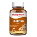 Baidyanath Ayurved Shatavari Tablets - 60 Tabs | Hormonal Balance and Wellness Support for Women