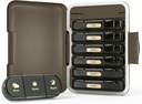 Organisateur hebdomadaire de pilules 3X par jour, boîte à pilules de 7 jours 3 fois, portable pour le cas de pilules de voyage pour les pilules/vitamine/huile de poisson/médication/compléments (3x7 noir)