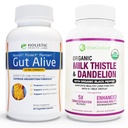 All-Natural Liver und Gut-Unterstützung | Bio Milchdistel, Bio Dandelion Root & Organic Black Pepper | Ginger, Artichoke Blatt Extrakt, Deglycerized Licorice Root & Patentiertes Zink Carnosin