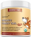 Wonder Paws Organic Turkey Tail Mushroom für Hunde – Leistungsstarke Türkei Tail für Hunde Pilzpulver für Immunität, Respiratory, Digestion & Cellular Health–mit Beta Glucans & Polysaccharide- 2.12 Unze