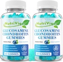 Glucosamin Chondroitin Gummis, Extra Strength Joint Support Supplement mit MSM & Elderberry, Joint Support Supplement for Adults, Men & Women, Blueberry Flavor, 120 Count