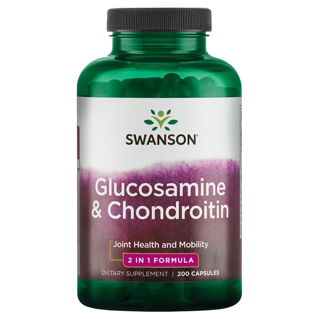Swanson Glucosamine & Chondroitin Combo 500/250 Milligramme 200 Kapseln